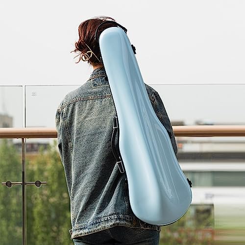 Amazon | christina炭素繊維バイオリンケース高級ベルベット隔層内湿度